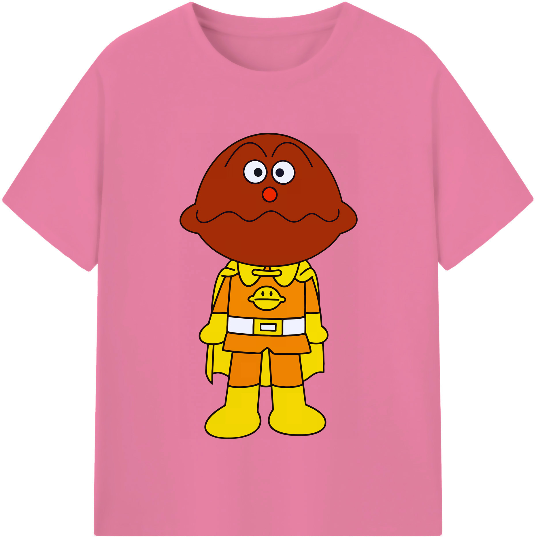 （画像用） アンパンマン Anpanman 綿100％半袖Tシャツ（フロントプリント）